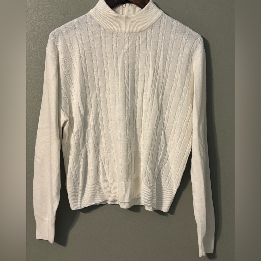 Vintage Ivory Knit Sweater